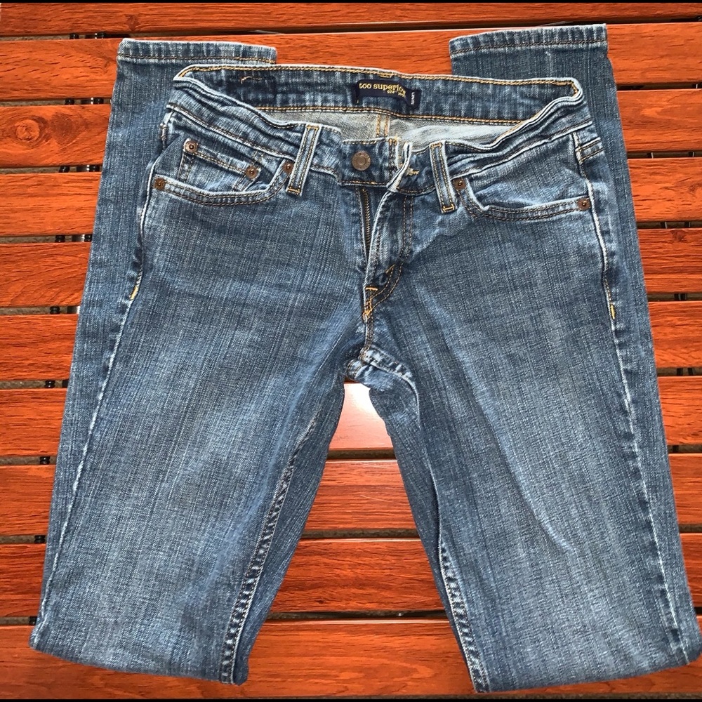 Levi’s 524 Too Superlow Skinny jeans.Size 3